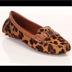 Tory Burch Kendrick Calf Hair Leather Loafers